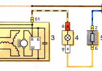 Схема подключения генератора ваз ока 11113